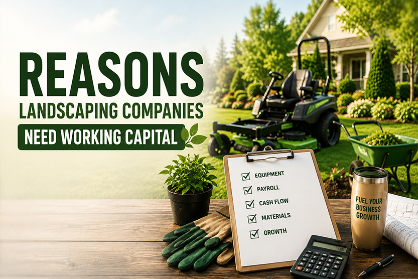 10 Reasons landscaping companies need working capital 2026